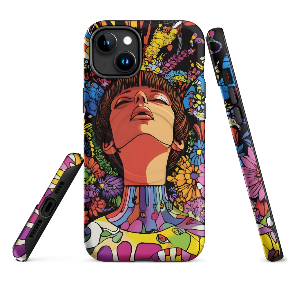 Vibrant Ecstasy: A Psychedelic Portrait