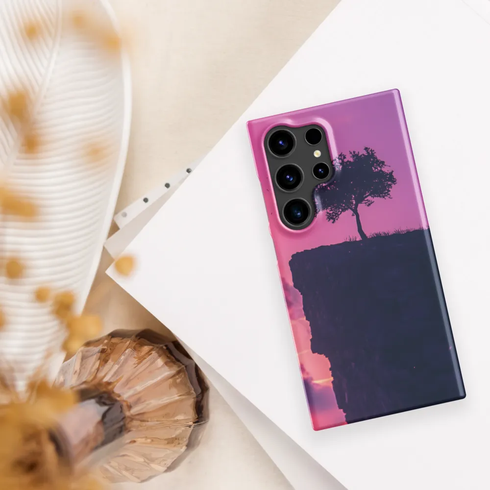 Solitude on the Edge | Phone Case |  S24 Ultra | Snap Case | Matte