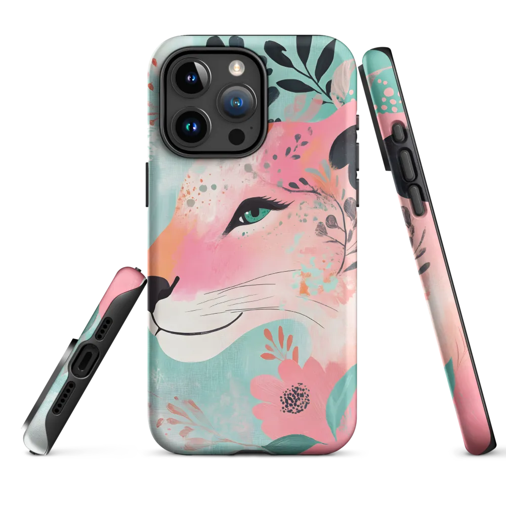 Whimsical Majesty: A Floral Lion