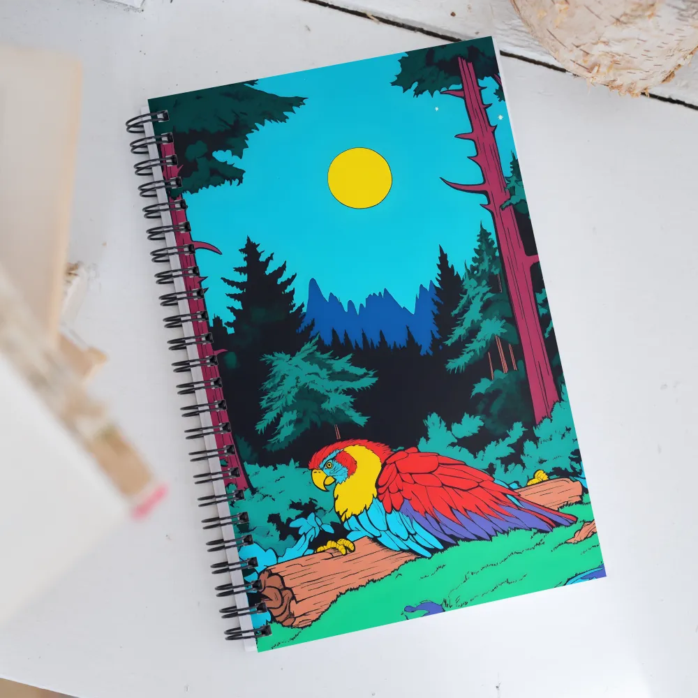 Whimsical Forest Guardian | Spiral Notebook