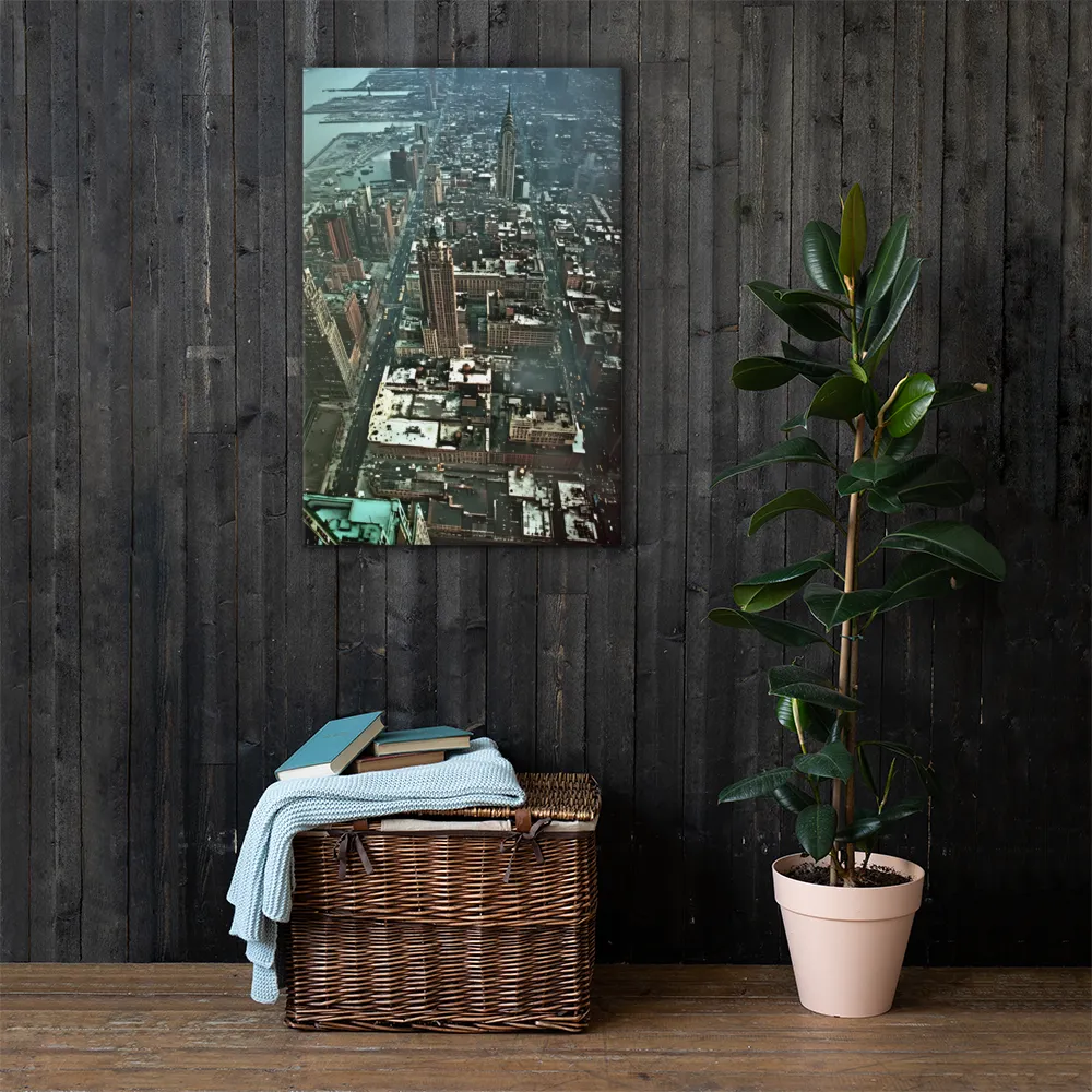 Aerial Symphony of Urban Life | Canvas | 24″×36″