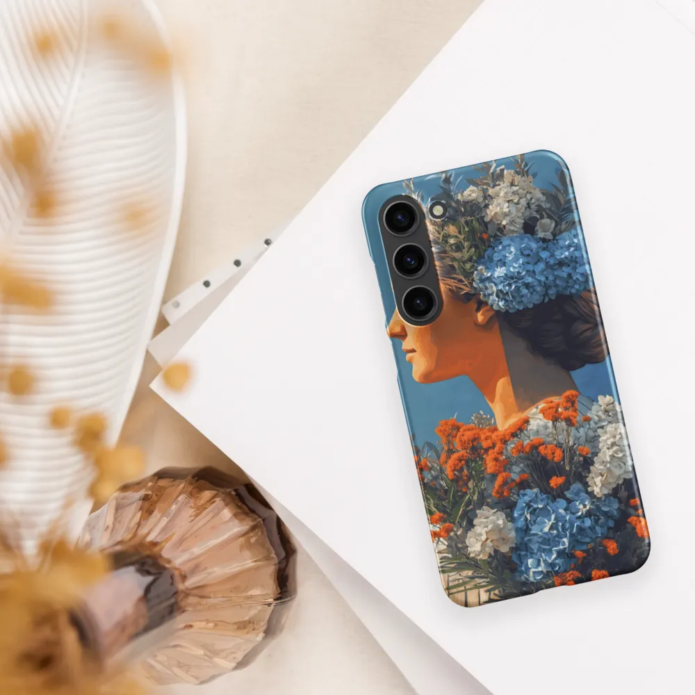 Floral Reverie: A Portrait of Serenity