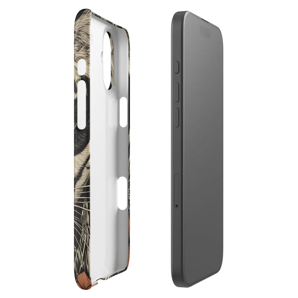 Feline Majesty: The Human-Leopard Connection | Phone Case |  16 Plus | Snap Case | Matte