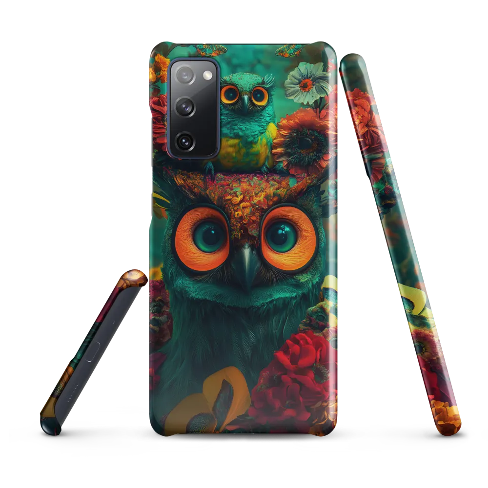 Majestic Harmony: The Floral Owl