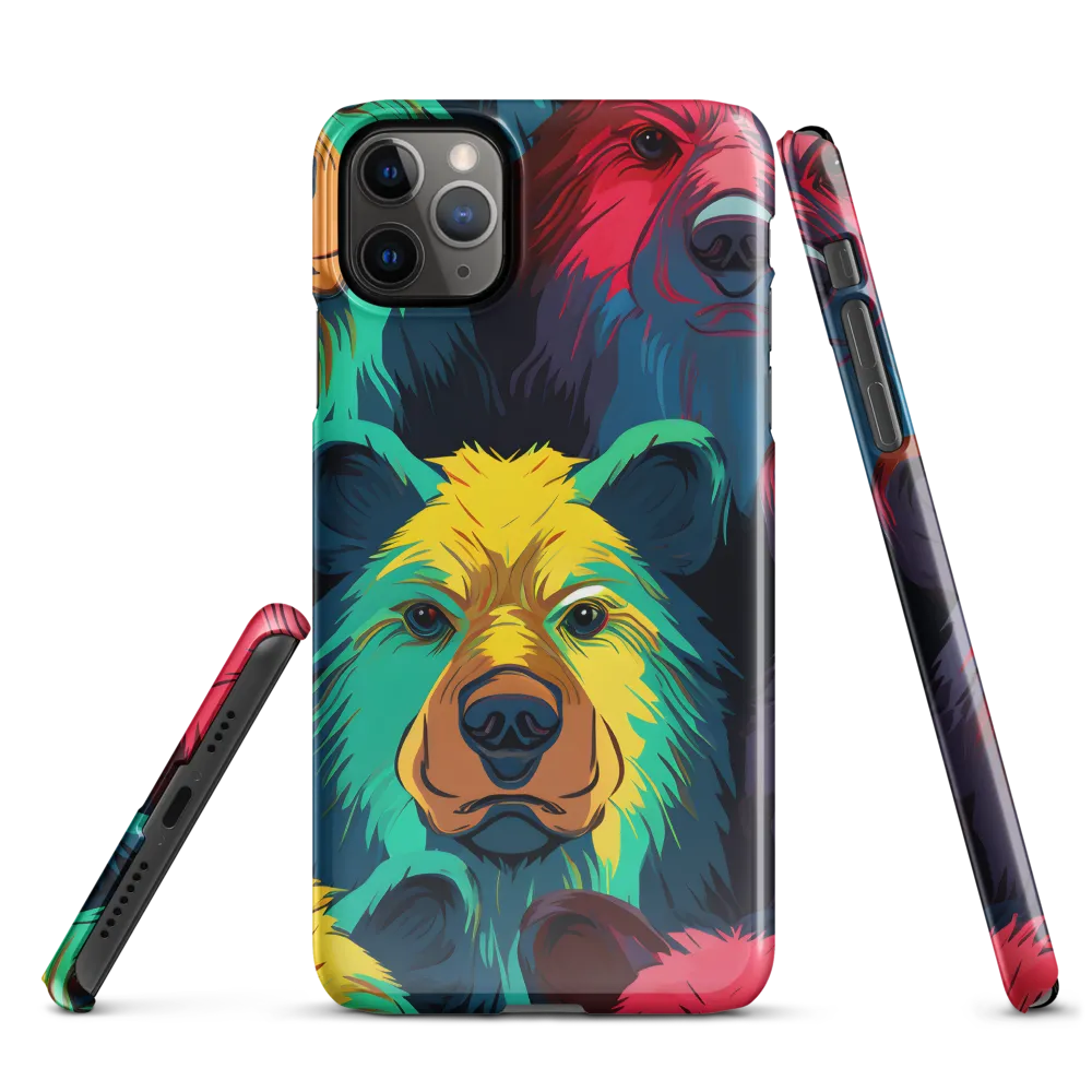 The Colorful Essence of Bears | Phone Case |  11 Pro Max | Snap Case | Glossy