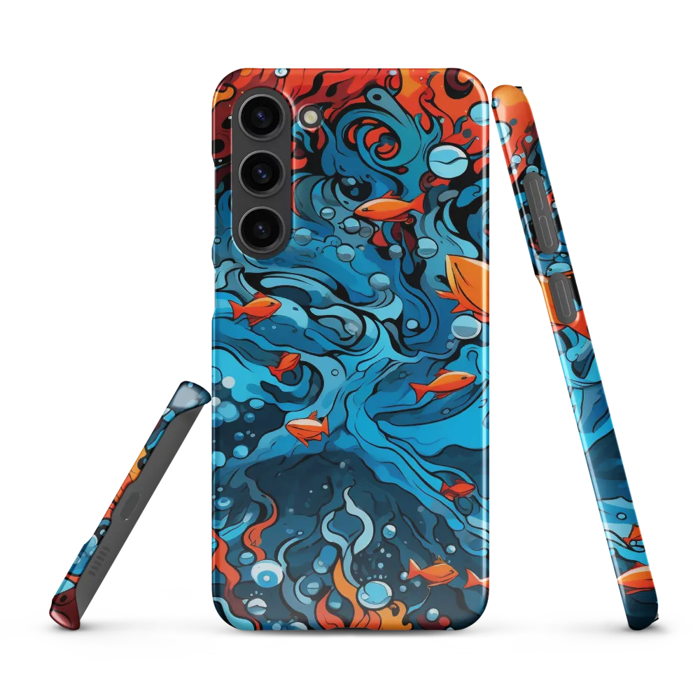 Fluid Harmony: Ocean and Flames