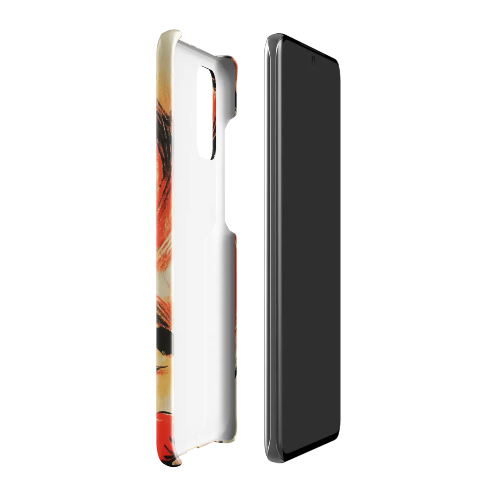 Intense Gaze: A Pop Art Portrait | Phone Case |  S20 Plus | Snap Case | Glossy