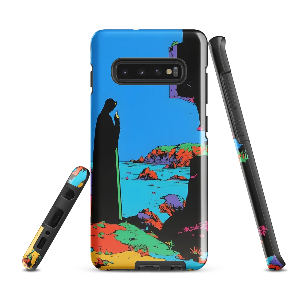 Contemplation by the Sea | Phone Case |  S10 Plus | Tough Case | Glossy