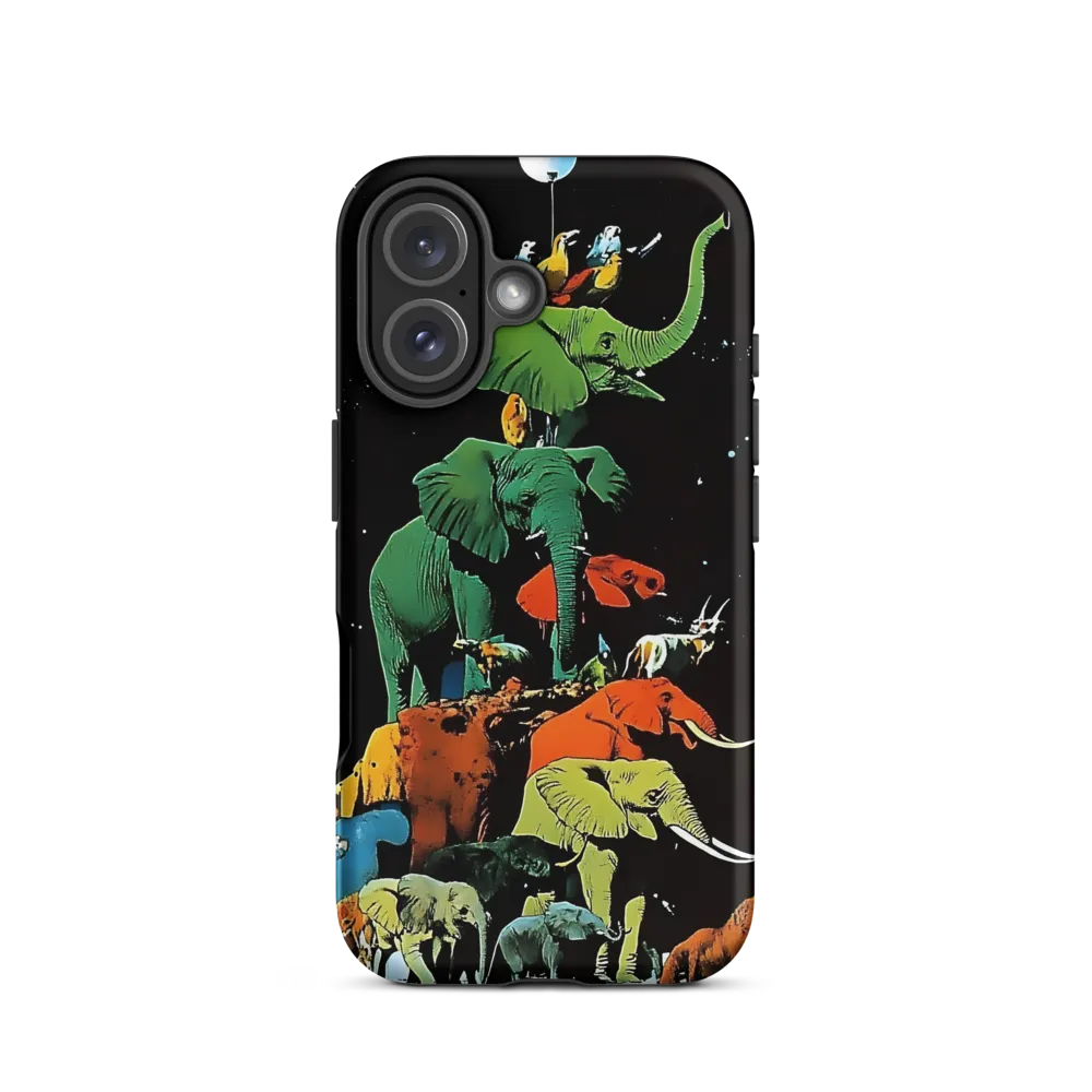 The Playful Tower of Elephants | Phone Case