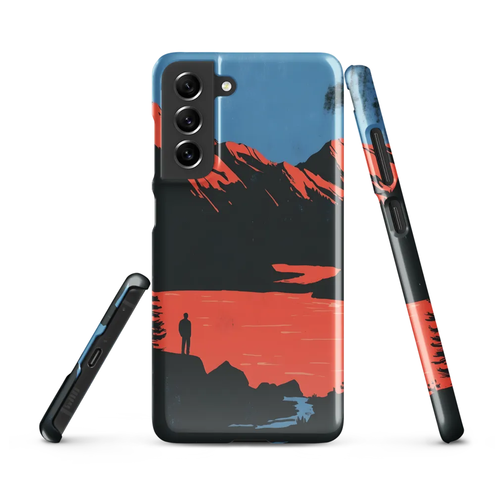 Serenity in Contrast | Phone Case |  S21 FE | Snap Case | Glossy