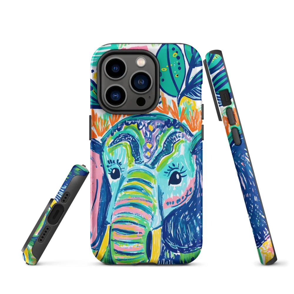 Whimsical Elephant Portrait