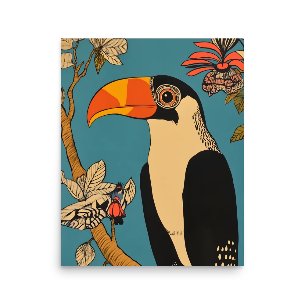 Tropical Majesty: The Toucan at Rest | Poster | 16″×20″