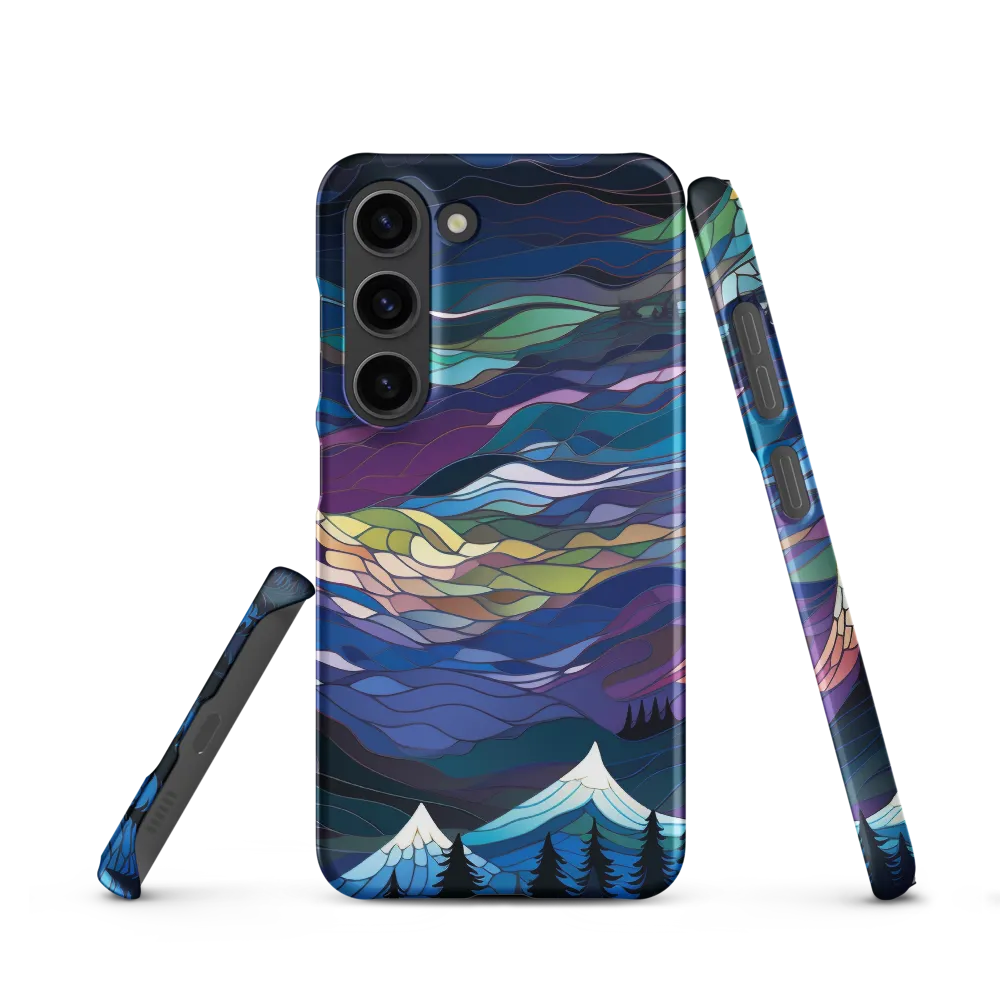 Twilight Peaks: An Abstract Mountain Landscape