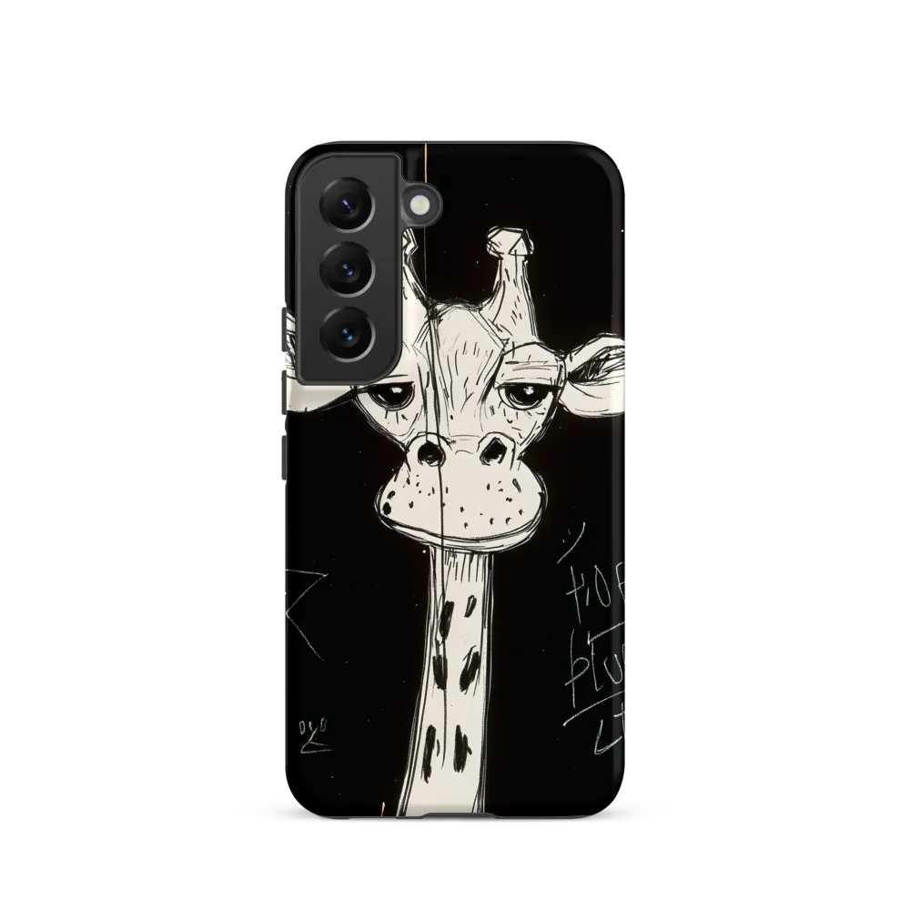 Whimsical Giraffe in Ink
