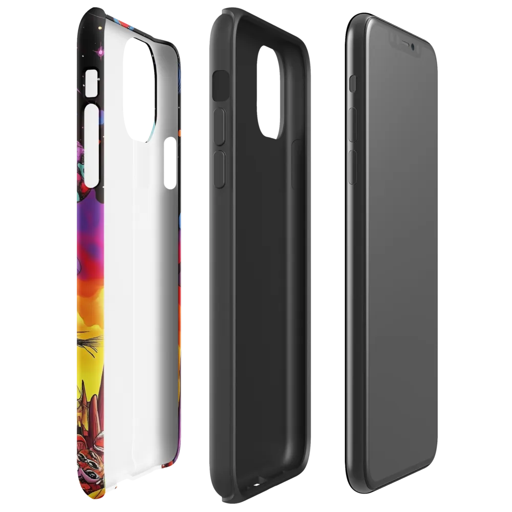 Cosmic Skeleton: A Journey Beyond | Phone Case |  11 Pro Max | Tough Case | Glossy