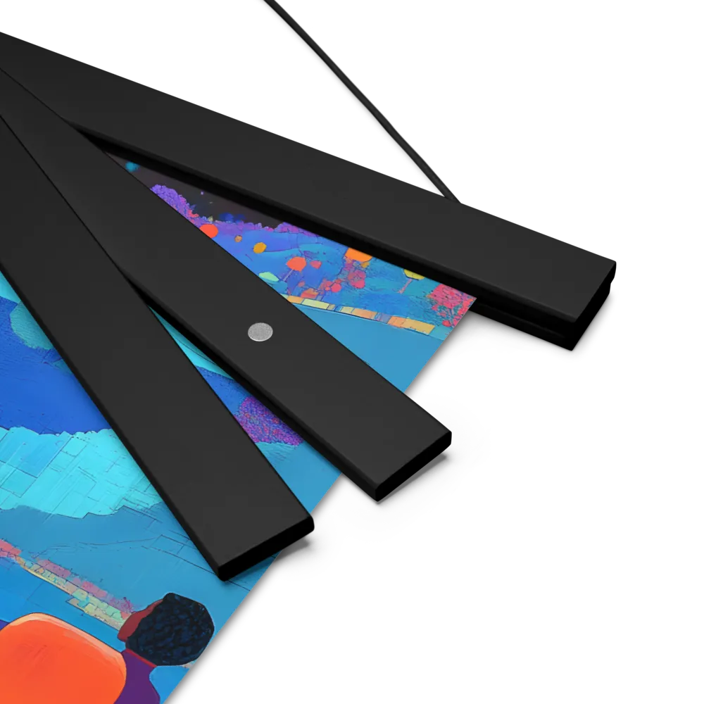 Reflections of Serenity | Poster With Black Wood Hanger | 10″×10″