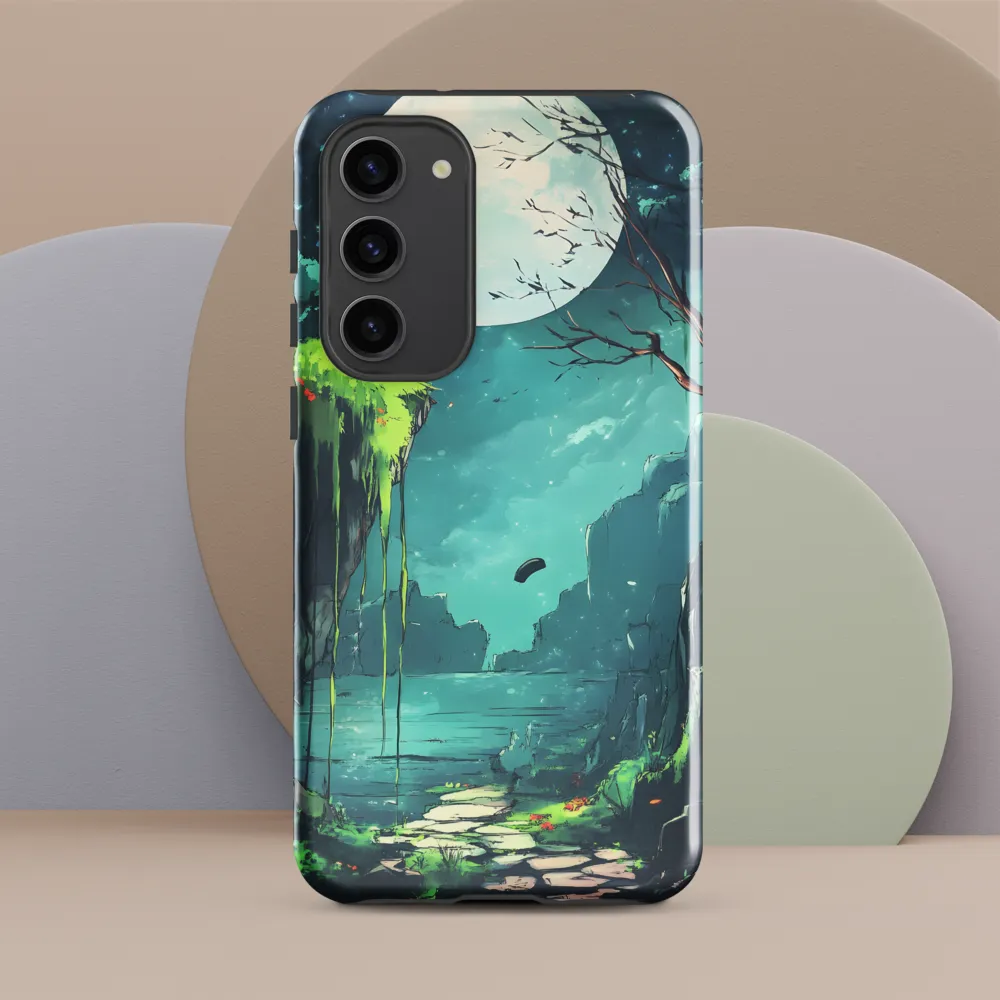 Moonlit Serenity: A Fantastical Landscape