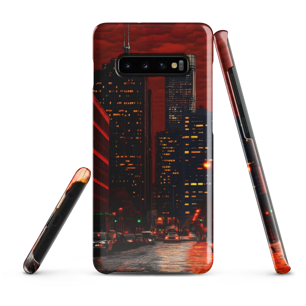 Eclipse Over Metropolis | Phone Case |  S10 Plus | Snap Case | Glossy