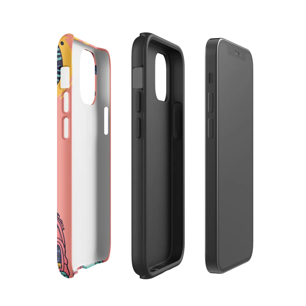 Exploration Beyond: A Digital Astronaut | Phone Case |  12 mini | Tough Case | Matte