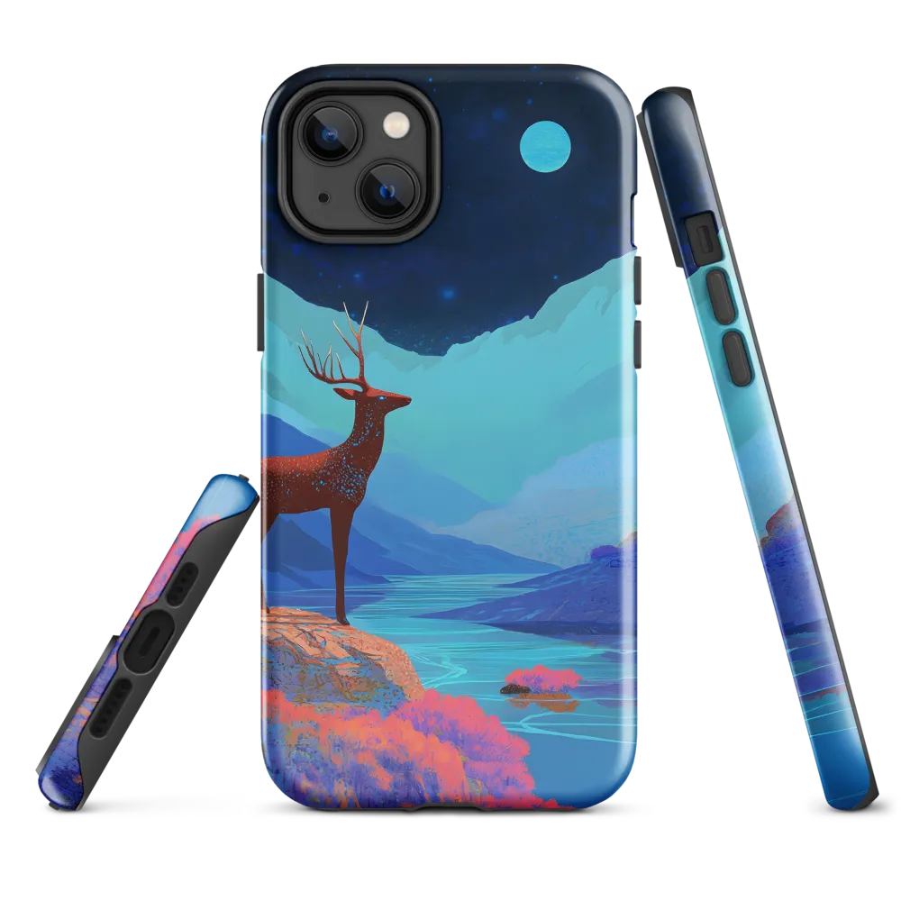 Cosmic Serenity: The Starlit Stag