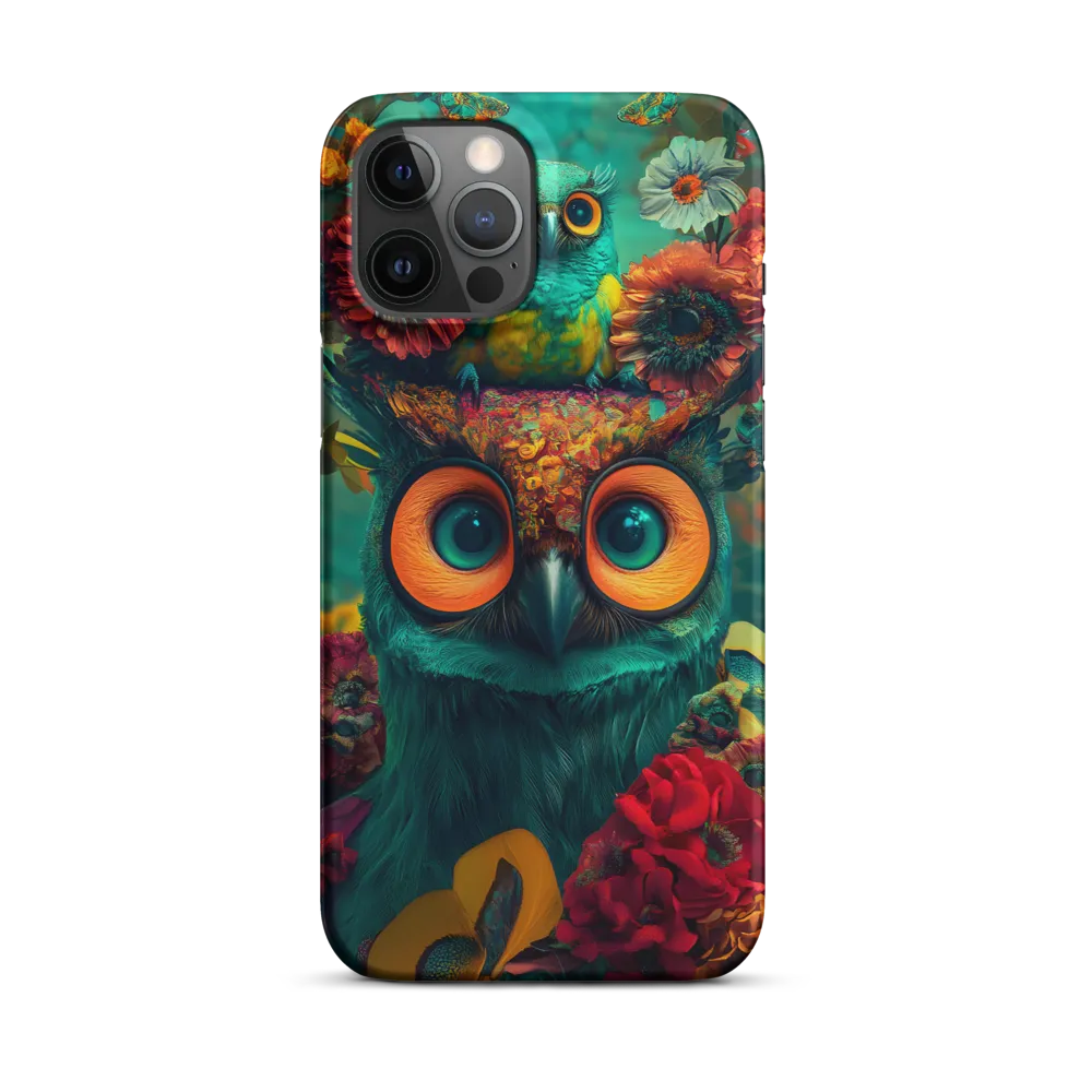 Majestic Harmony: The Floral Owl