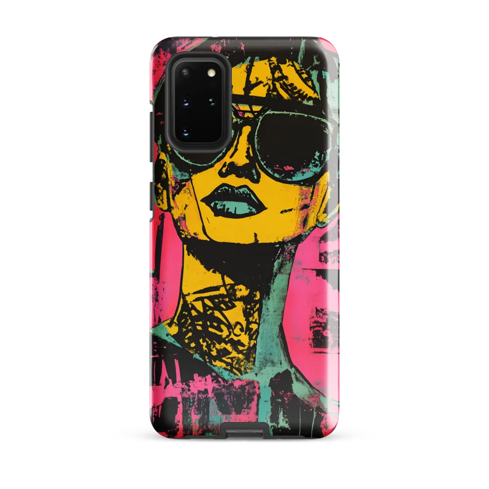 Confident Portrait in Neon Colors