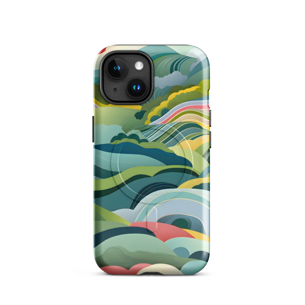 Waves of Serenity | Phone Case |  15 | MagSafe® Tough Case | Glossy