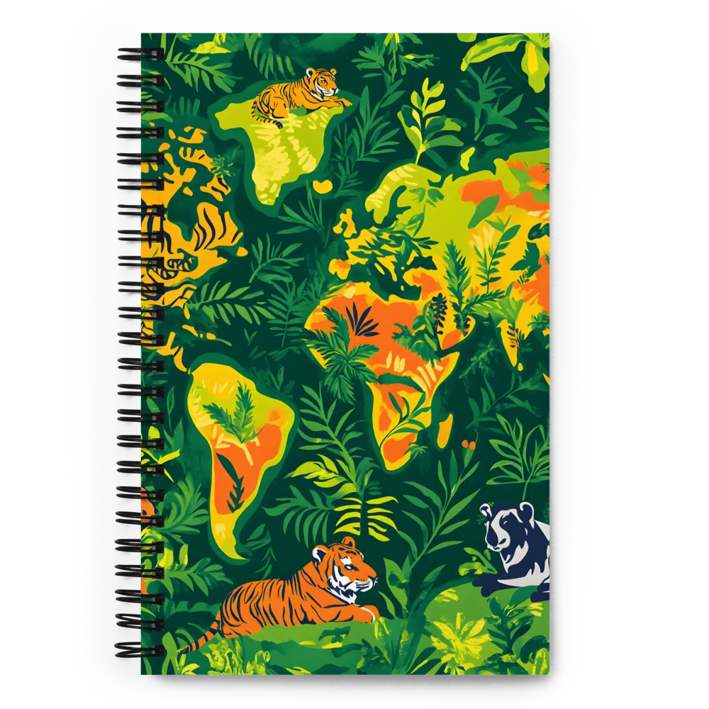 Nature's Tapestry: A World Interwoven | Spiral Notebook