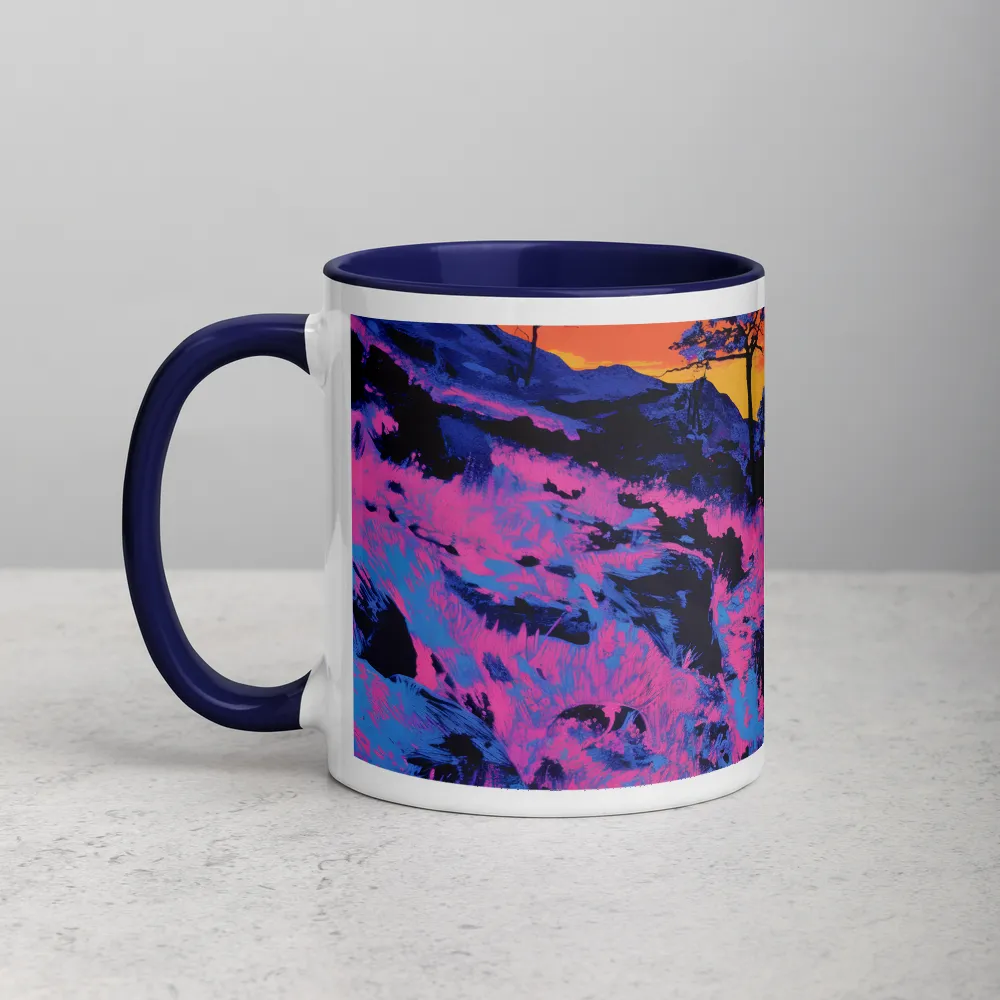Vibrant Pop Art Landscape | Mug
