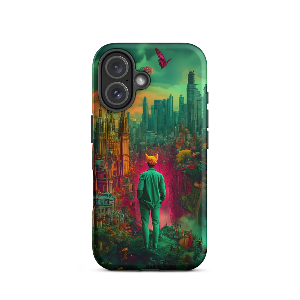 Journey Through a Surreal Cityscape | Phone Case