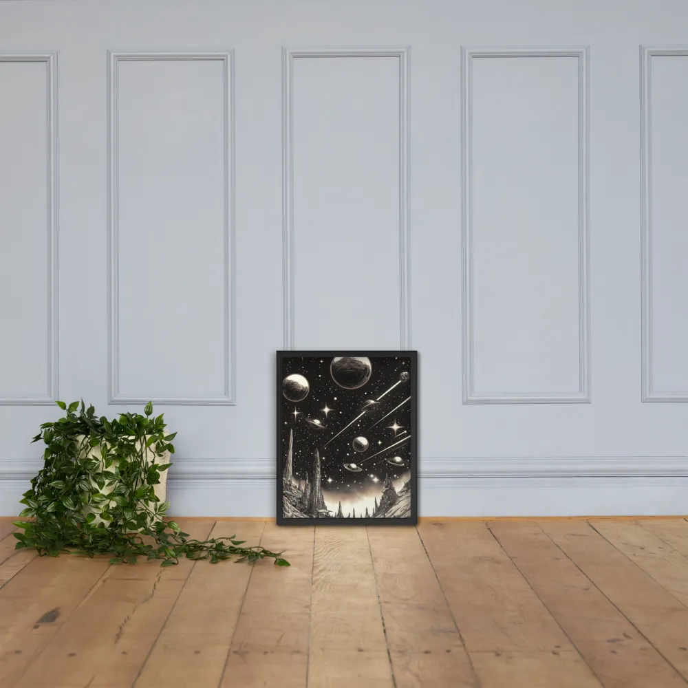 Celestial Reverie | Poster with Black Frame | 16″×20″