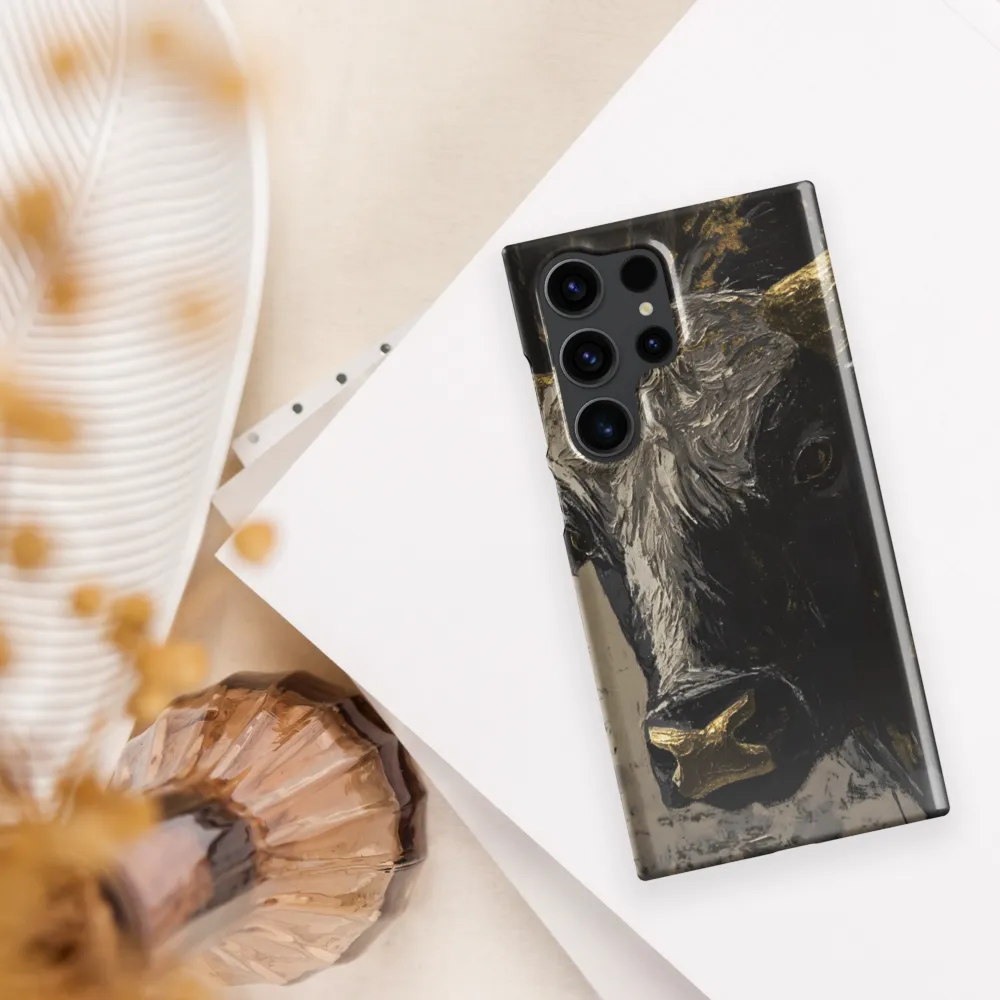 Majestic Bull: The Power in Black and Gold