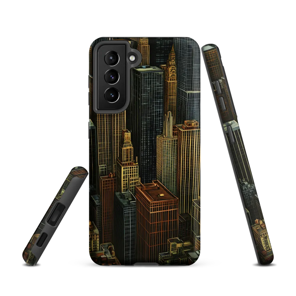 Urban Elegance: A Golden Cityscape