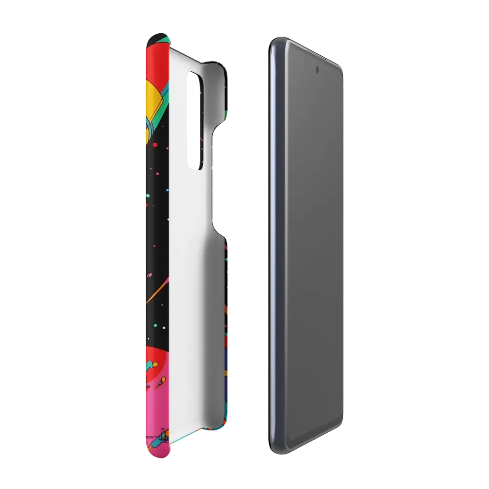 Cosmic Voyage: The Neon Lift-Off