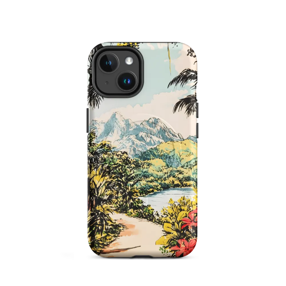 Tropical Serenity | Phone Case |  14 | MagSafe® Tough Case | Matte