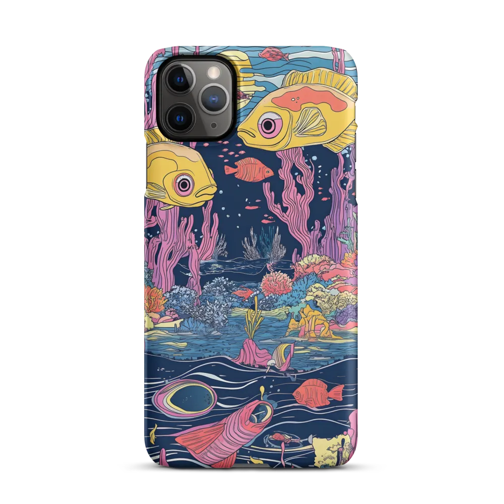 Underwater Dreamscape: A Playful Encounter | Phone Case |  11 Pro Max | Snap Case | Matte