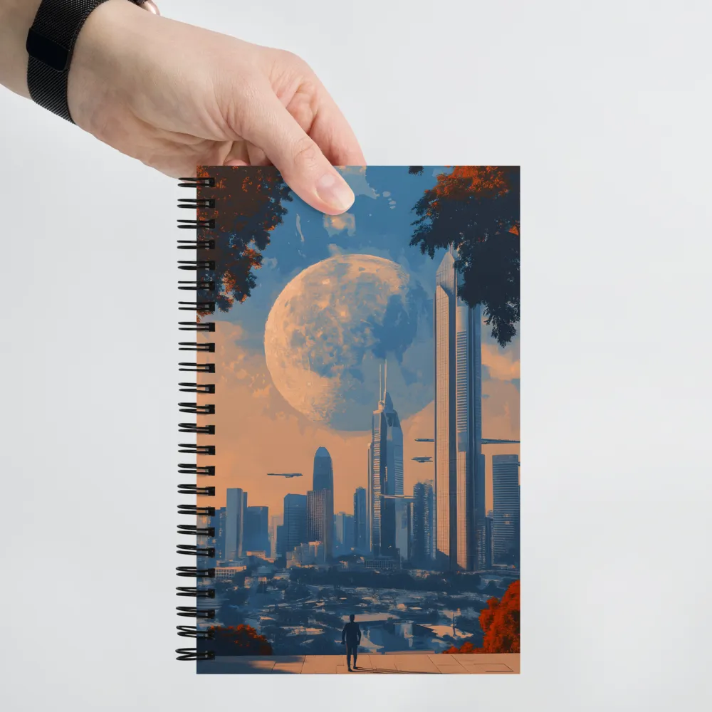 Celestial Cityscape | Spiral Notebook