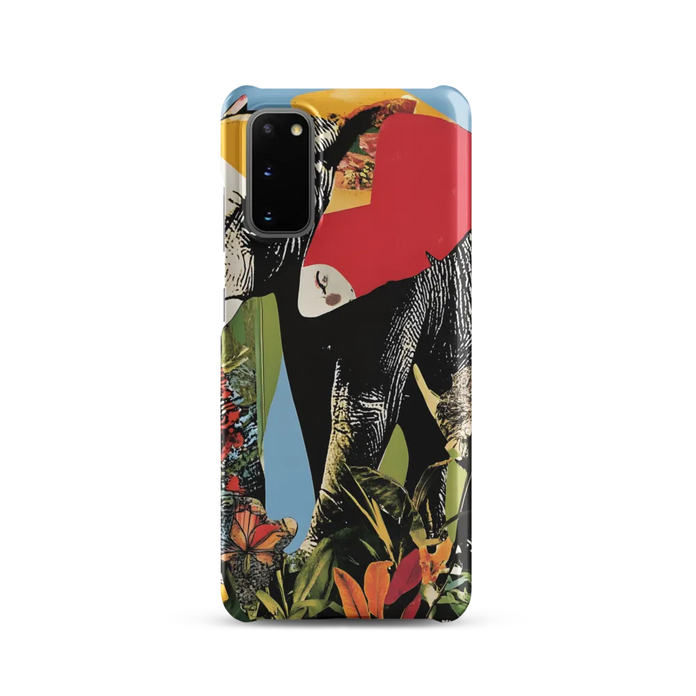 Harmony of Nature: The Elephant's Embrace | Phone Case |  S20 | Snap Case | Matte