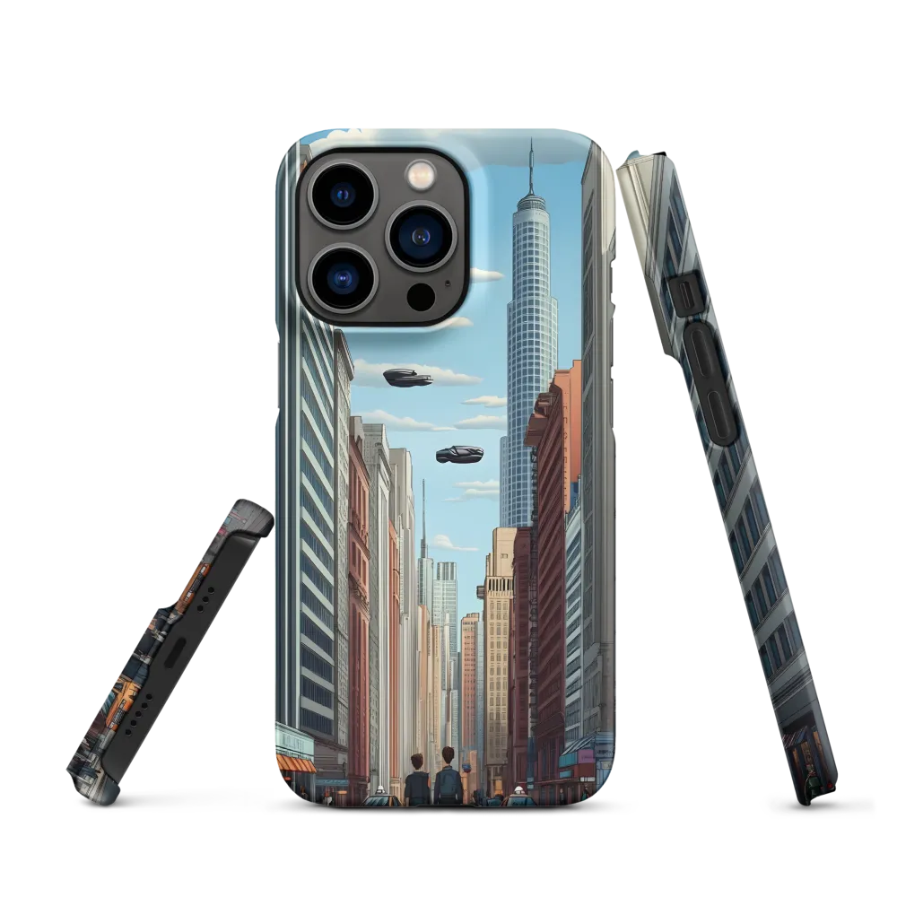 Futuristic Stroll through the Urban Skyline