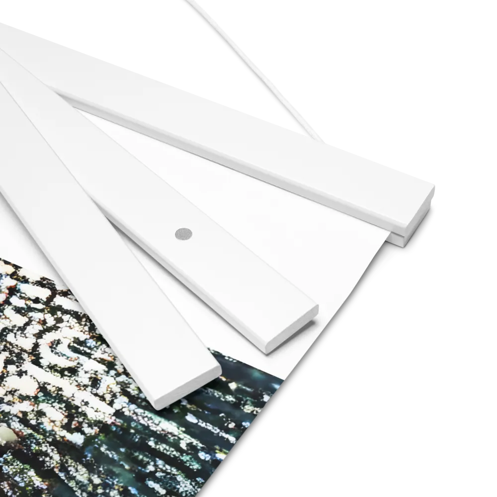 Fractured Identity | Poster With White Wood Hanger | 16″×20″