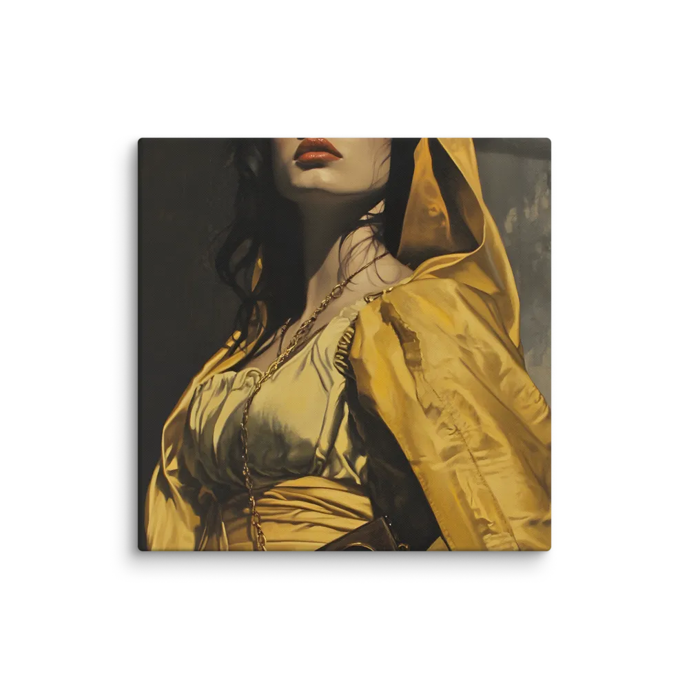 Veiled Confidence | Canvas | 32″×32″