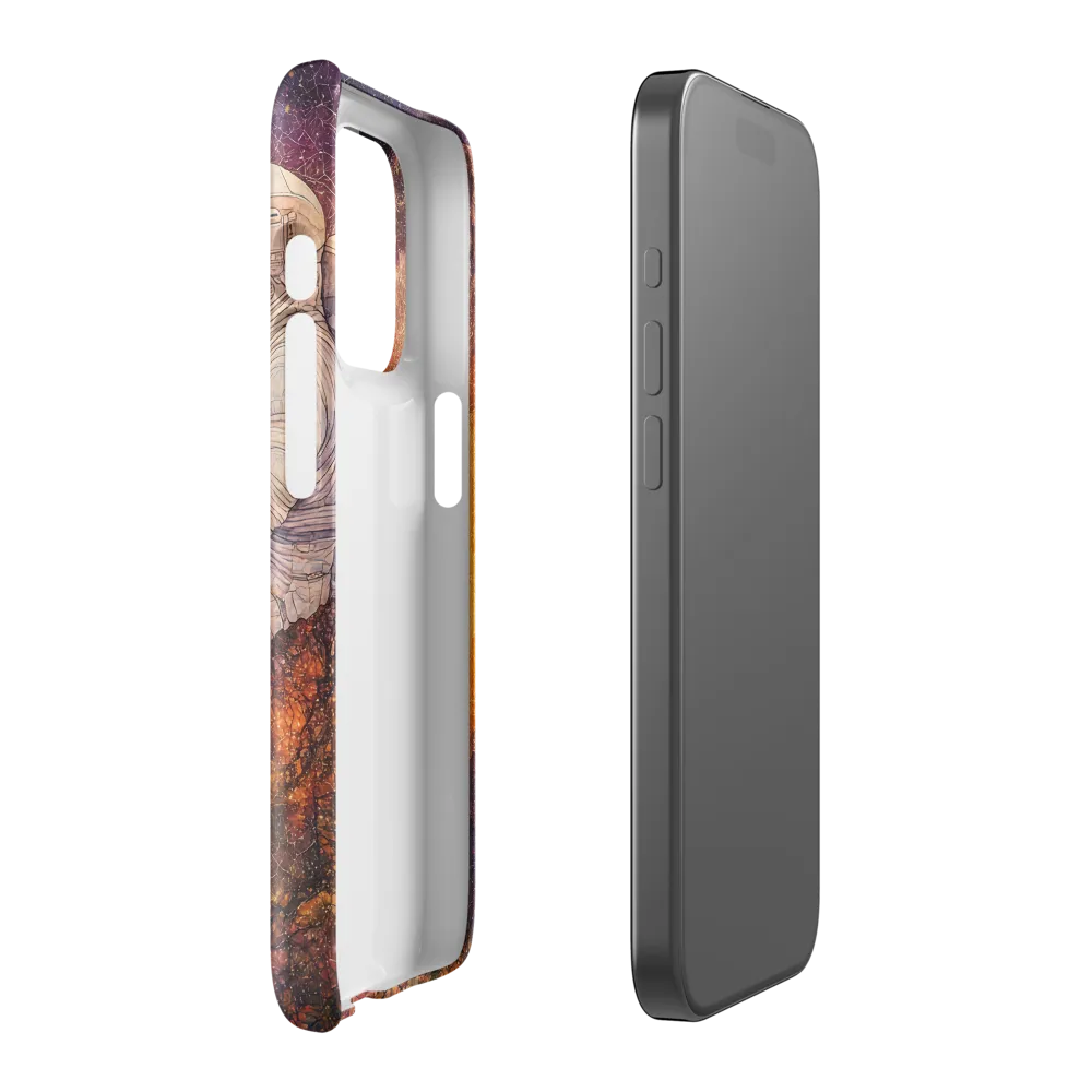 Cosmic Contemplation | Phone Case |  15 Pro | Snap Case | Glossy