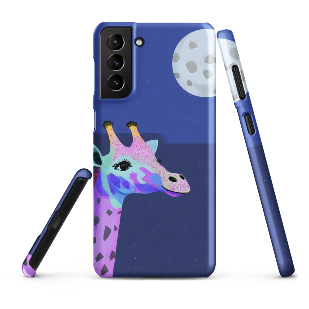 Whimsical Giraffe Under the Stars