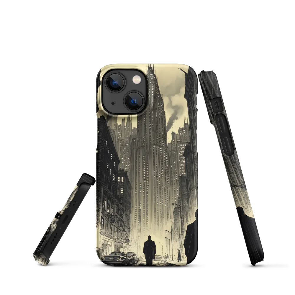 Echoes of the City | Phone Case |  13 Mini | Snap Case | Matte