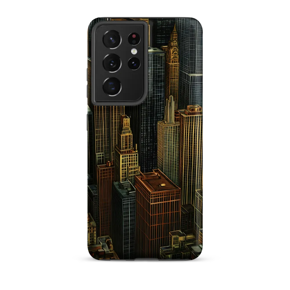 Urban Elegance: A Golden Cityscape