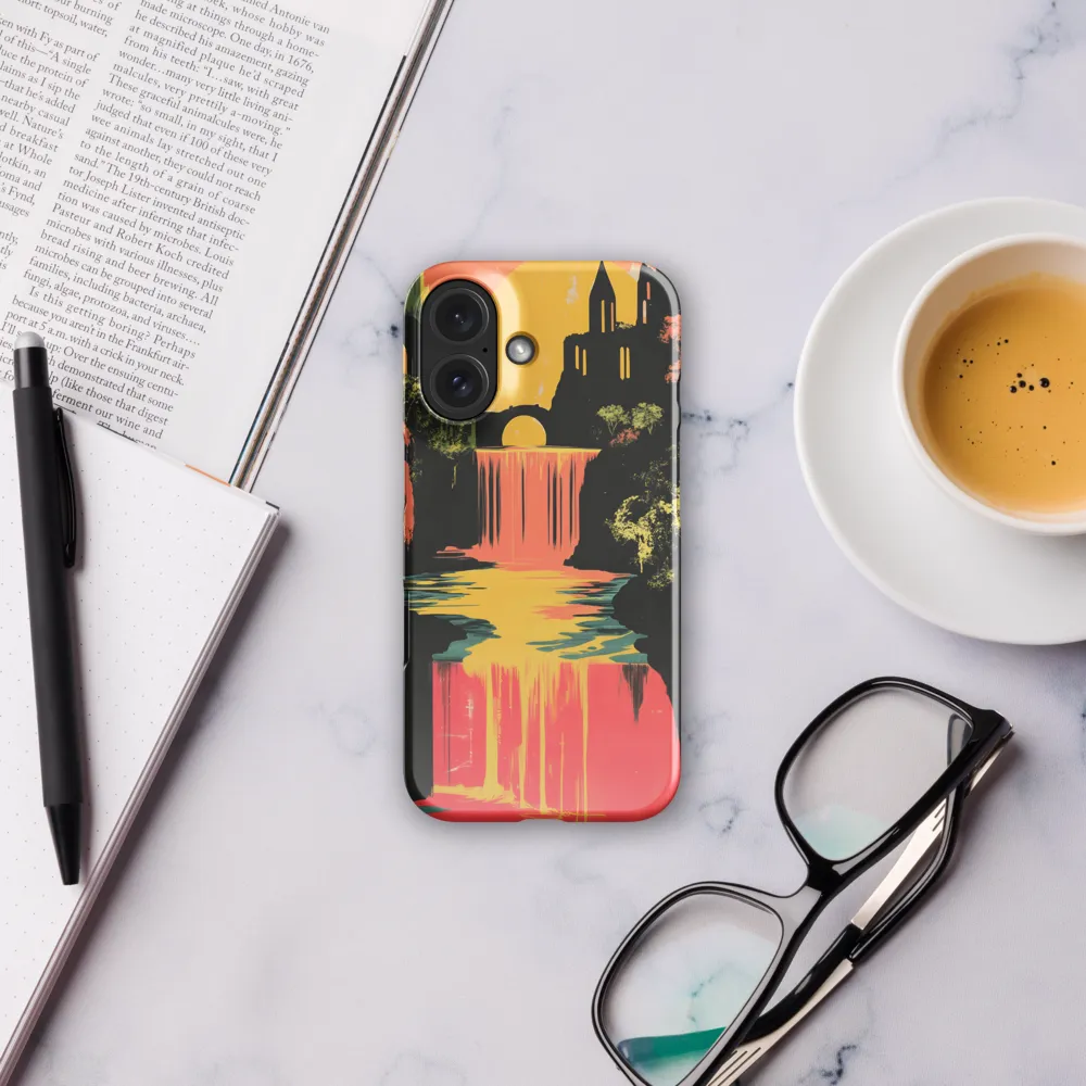 Elysian Echoes: A Surreal Reflections | Phone Case |  16 | Snap Case | Glossy