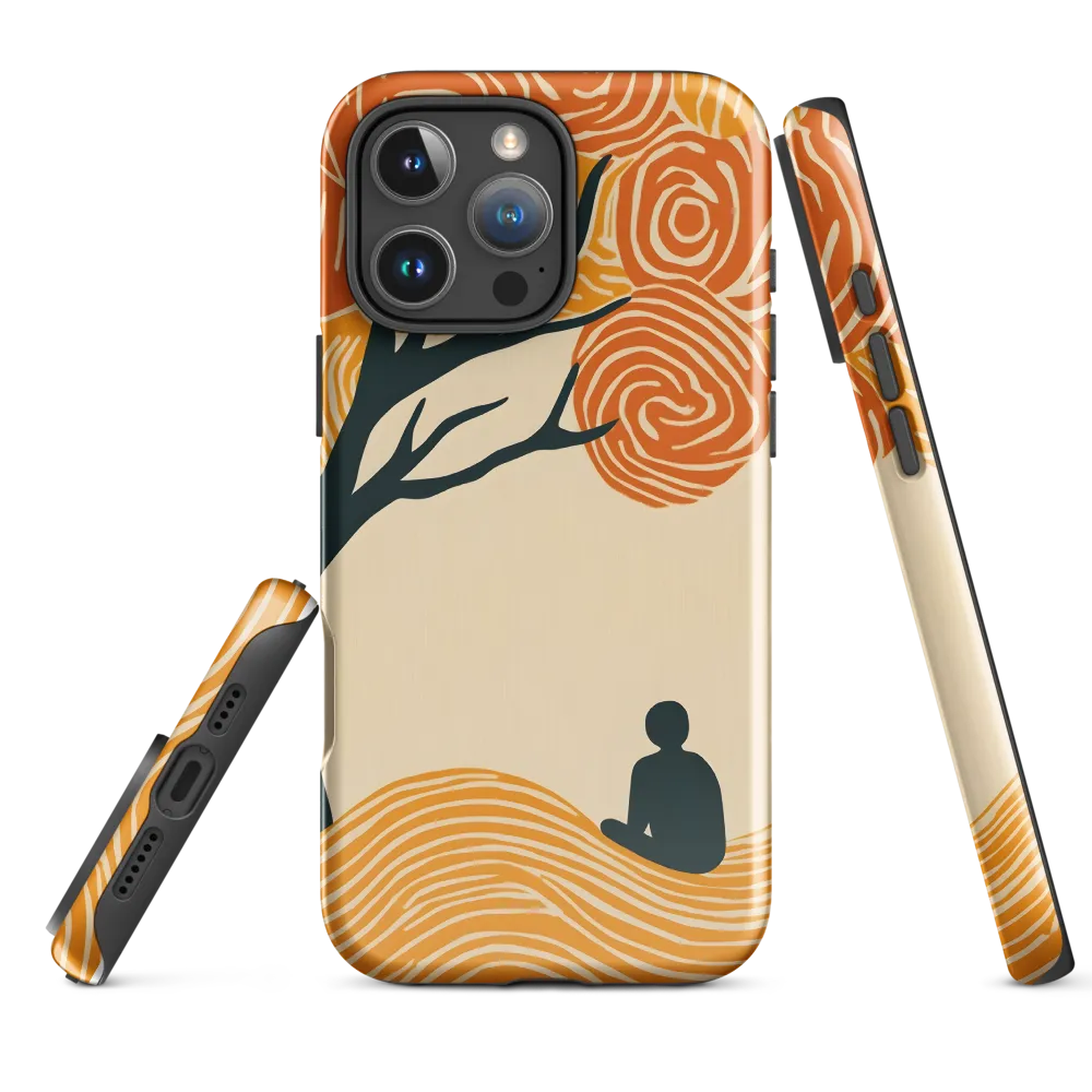 Silent Reflections under Swirling Leaves | Phone Case |  16 Pro Max | Tough Case | Glossy