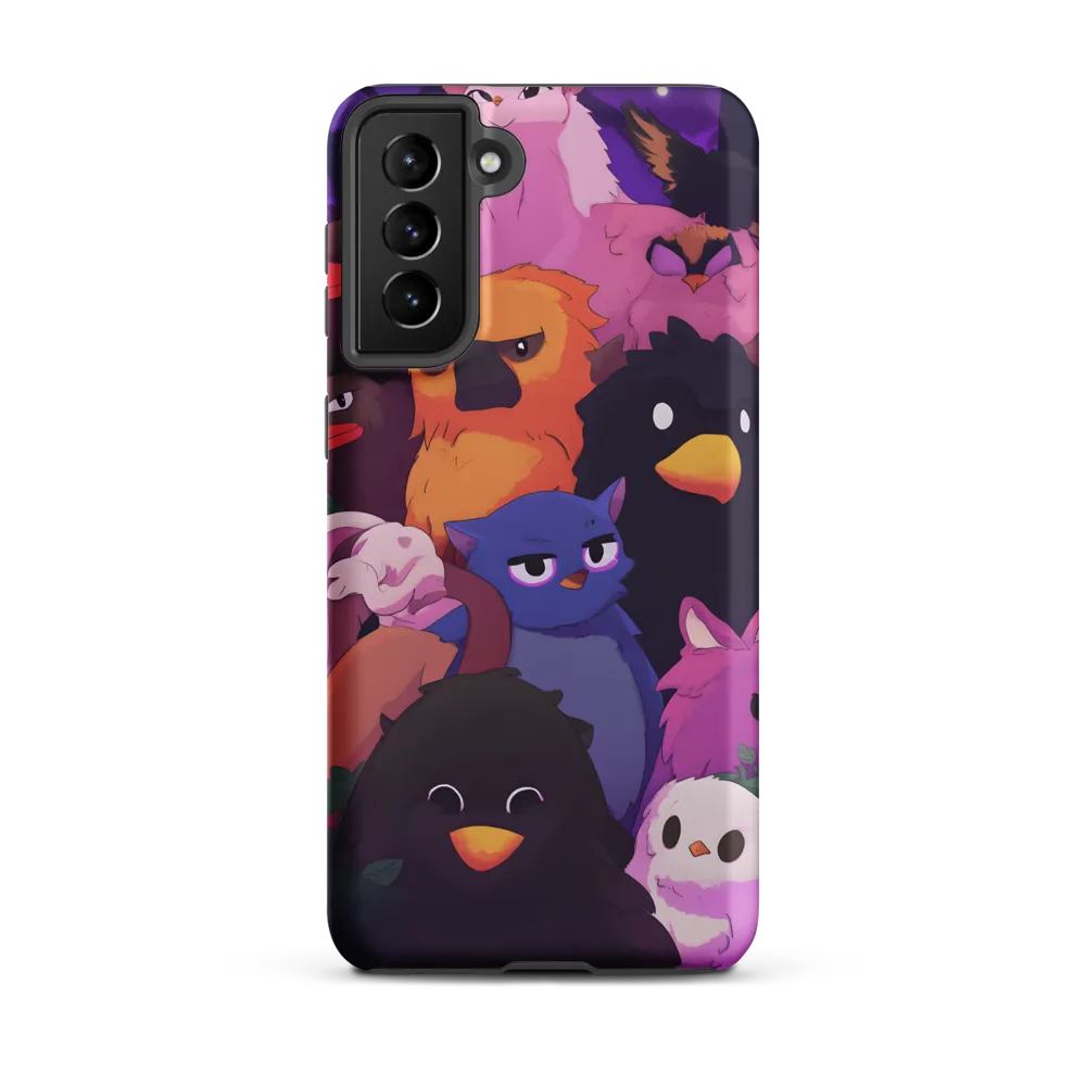 Whimsical Avian Gathering