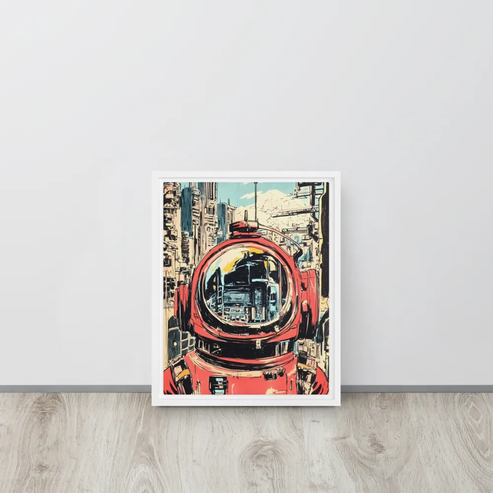 Reflections of Tomorrow | Canvas with White Frame | 11″×14″