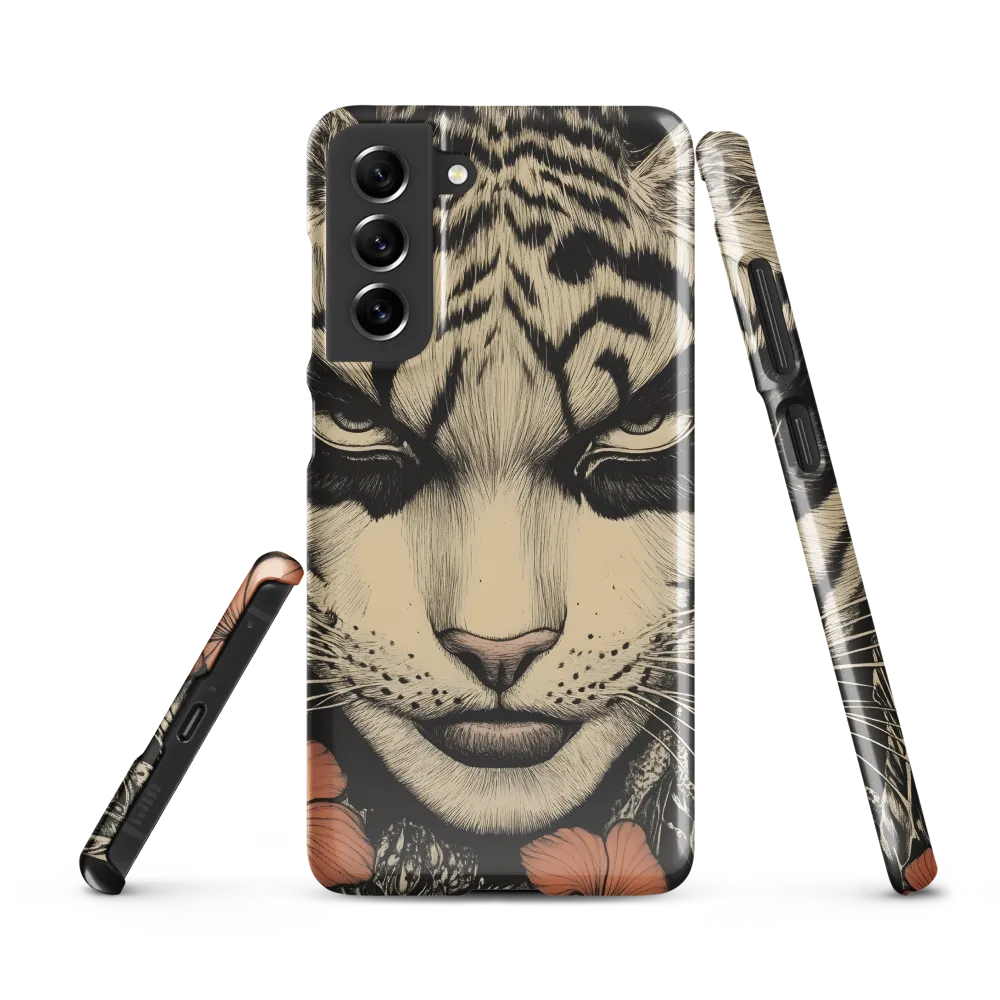 Feline Majesty: The Human-Leopard Connection | Phone Case |  S21 FE | Snap Case | Glossy